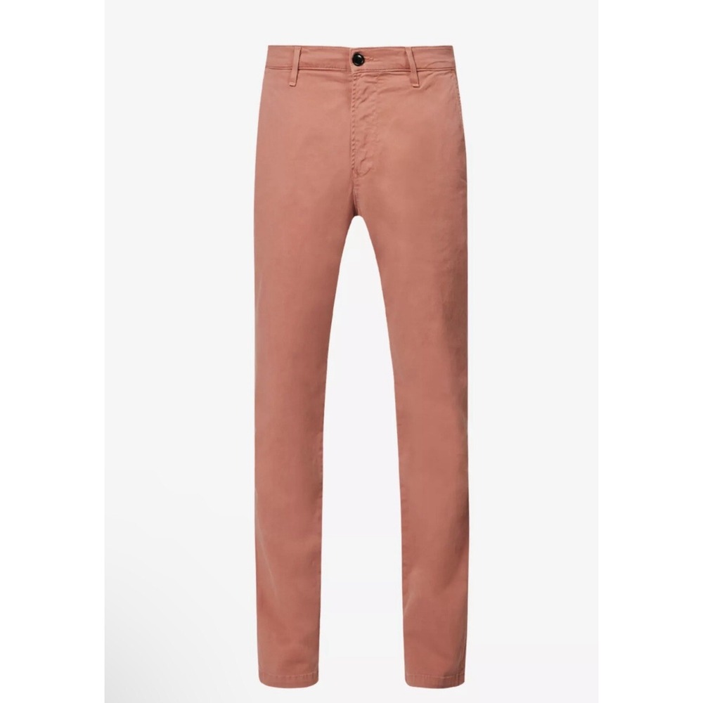 Citizens of Humanity Chino Pants London Slim Taper Orange Pink USA Men's 34